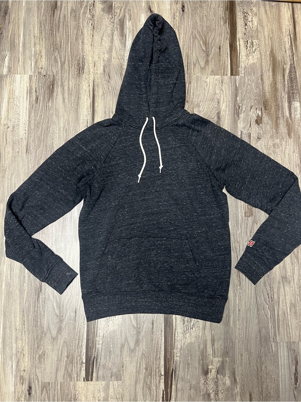 HOMAGE Unisex Charcoal Heather Grey Go-To Blank Raglan Pullover Hoodie Small S